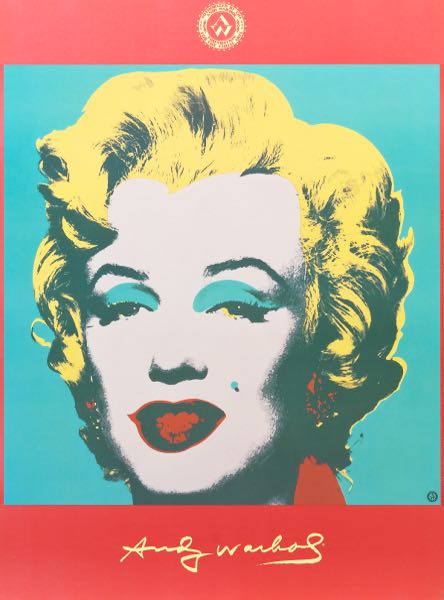 Appraisal: AFTER ANDY WARHOL AMERICAN - x Marilyn published Color lithographic