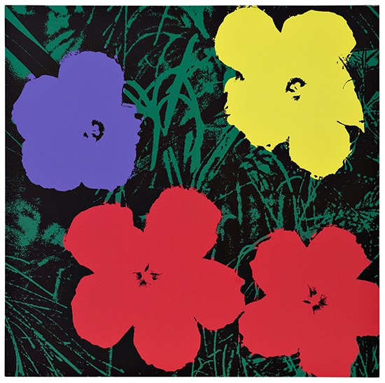 Appraisal: ANDY WARHOL after Flowers Complete set of color screenprints circa