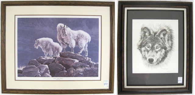 Appraisal: TWO LIMITED EDITION PRINTS Jocelyn Lillpop Glacier's Winter Apparel signed