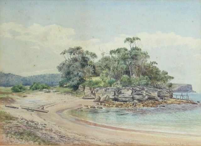 Appraisal: Eric John Minchin born Balmoral watercolour inscribed indistinctly lower right