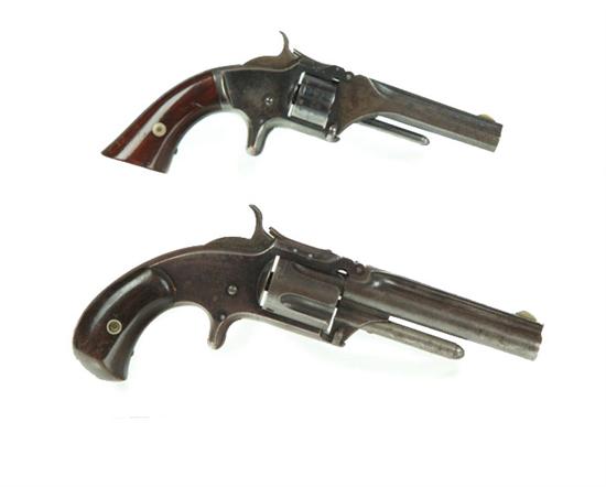 Appraisal: TWO SMITH WESSON REVOLVERS Model Second Issue rimfire five-shot Marked