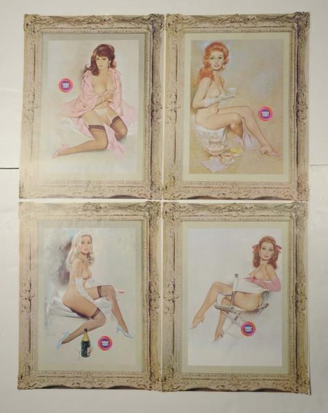 Appraisal: Lot Of Harold's Club-Frtiz Willis Pinup Posters This set of