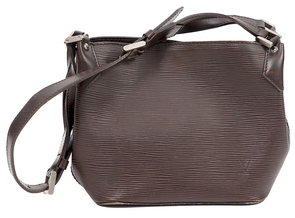 Appraisal: Louis Vuitton Brown Epi Mandara PM Shoulder Bag Louis Vuitton