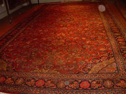 Appraisal: Kazvin carpet northwest persia circa mid th century ft in