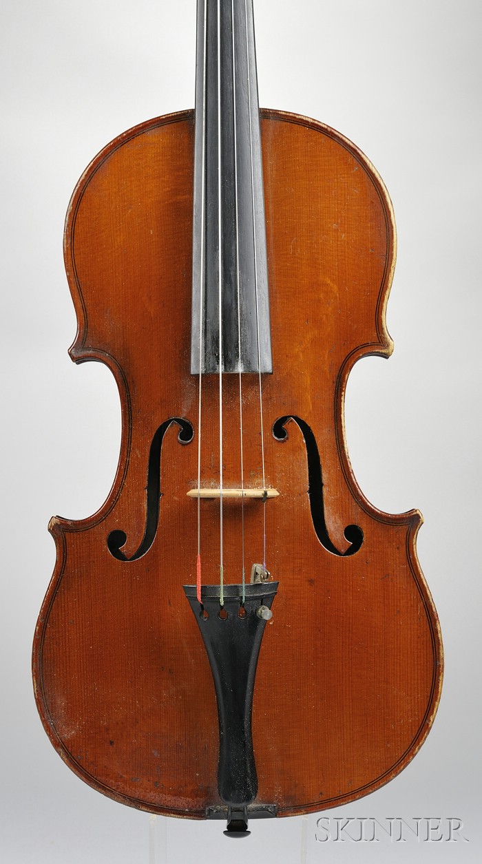 Appraisal: French Violin George Cunault Paris c bearing the maker's label