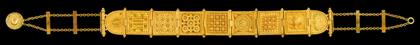 Appraisal: Fine yellow gold archeological revival necklace Giacinto Melilloca