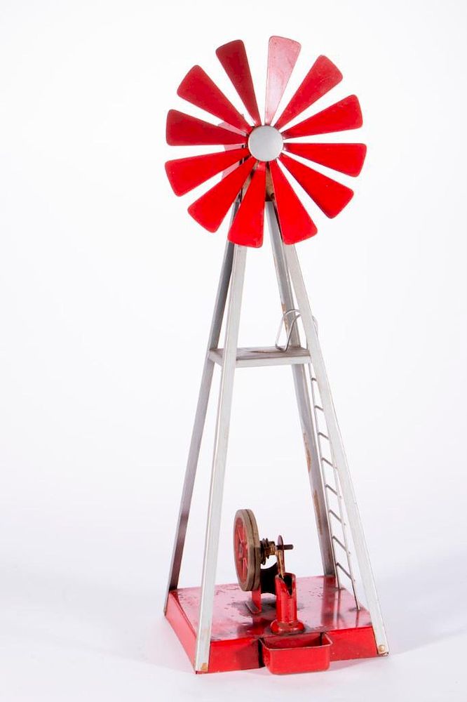 Appraisal: A model windmill A vintage model wind mill water pump