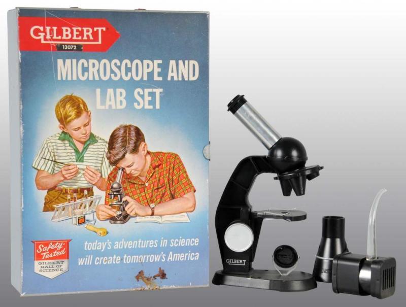 Appraisal: Lot of Gilbert Microscope Chemistry Lab Sets Description Circa s