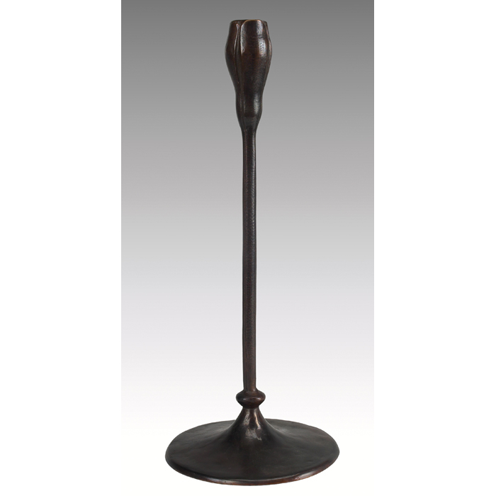 Appraisal: Rare Jesse Preston candlestick No