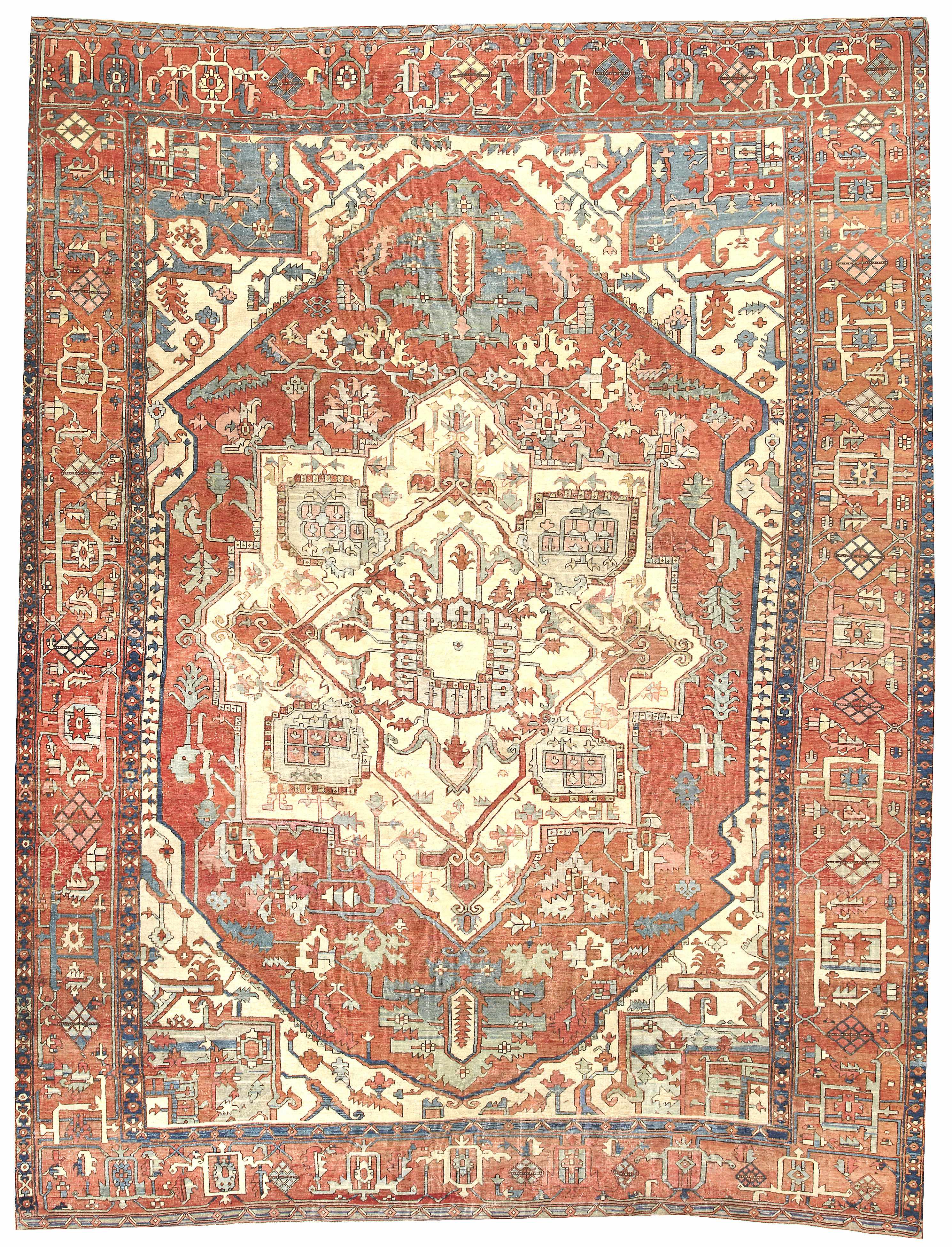 Appraisal: A Serapi carpet Northwest Persialate th centurysize approximately ft in