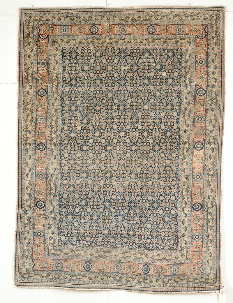 Appraisal: Fereghan Rug West Persia late th century small areas of