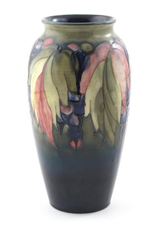 Appraisal: Leaf and Berry a Moorcroft Pottery vase designed by Walter