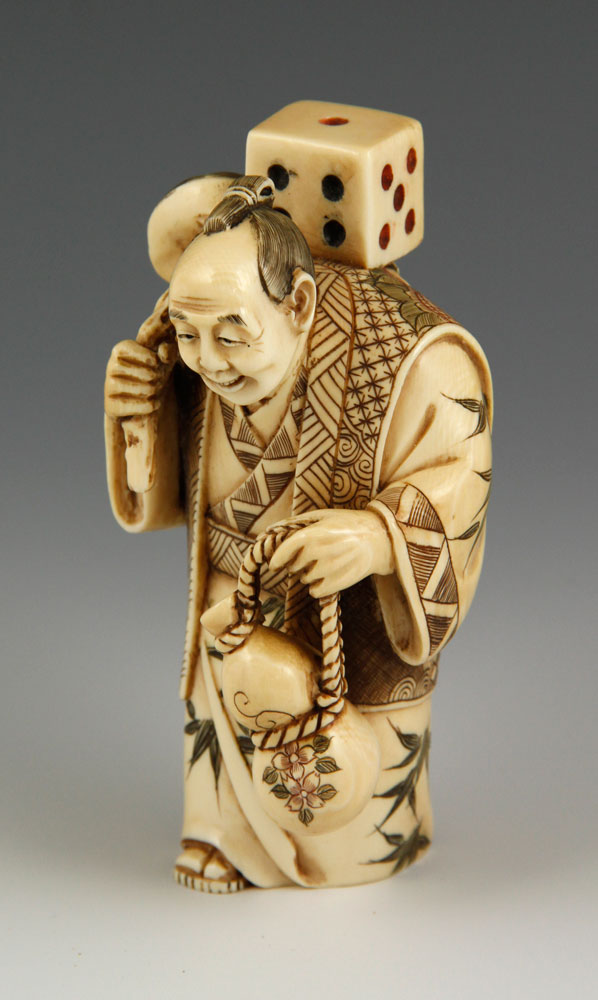 Appraisal: - th C Carved Japanese Netsuke th century carved Japanese