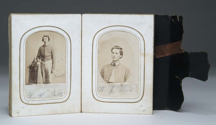 Appraisal: CIVIL WAR CDV ALBUM - TH OHIO LIGHT ARTILLERY Album