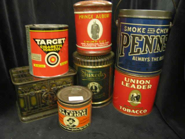 Appraisal: Advertising Tobacco Tins Target Penns Prince Albert more