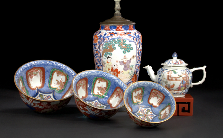 Appraisal: Chinese Porcelain Vasiform Jar now mounted as a lamp decorated