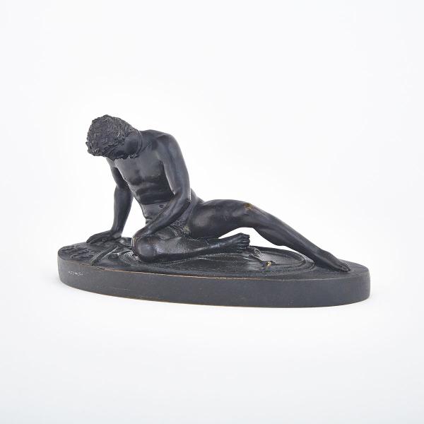 Appraisal: Small Italian Grand Tour Bronze Model of the Dying Gaul