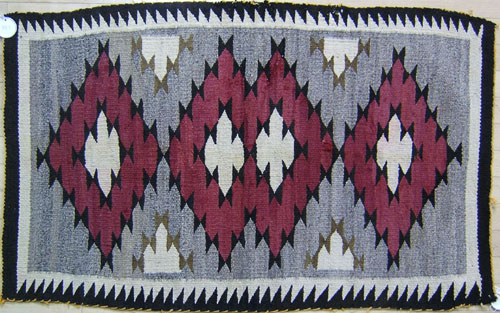 Appraisal: Arizona Red Mesa regional Navajo rug early th c with