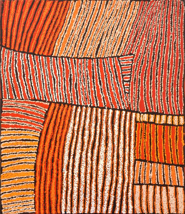 Appraisal: WALANGKURA NAPANANGKA BORN CIRCA Tjukurla acrylic on linen