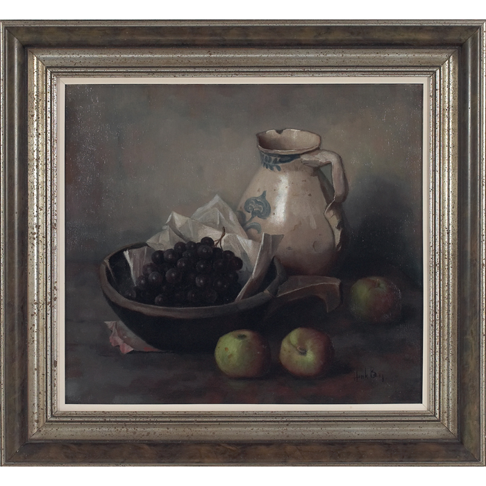 Appraisal: Henk Bos Dutch - ''Still Life '' c oil on