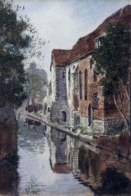 Appraisal: S J Toby Nash - - Watercolour - ''View of