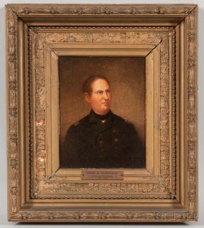 Appraisal: Attributed to George Healy American - Portrait of David G