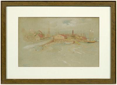 Appraisal: Charles Salis Kaelin pastel Ohio Massachusetts - inscribed lower left