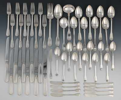 Appraisal: Tiffany Co Sterling Silver Tableware Service for Ten in Hamilton