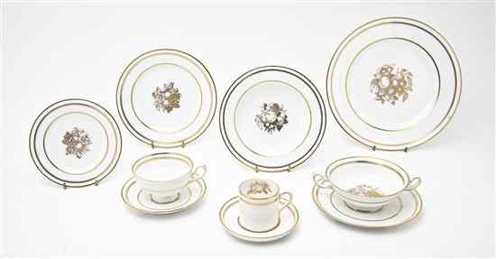 Appraisal: A Spode Porcelain Partial Dinnerware Service for Eight comprising dinner