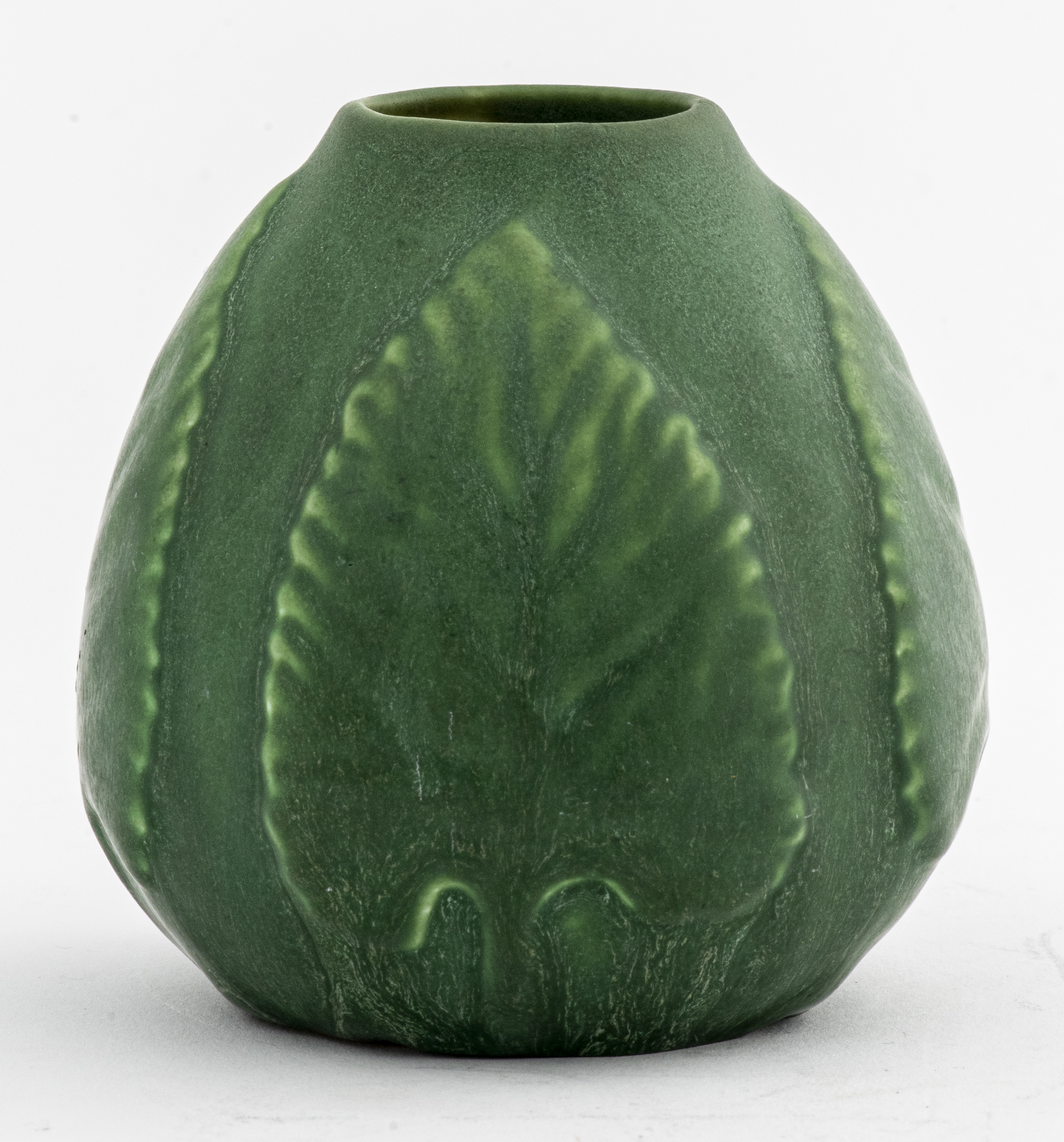 Appraisal: ARTS CRAFTS HAMPSHIRE POTTERY GREEN VASE Hampshire Pottery Arts and