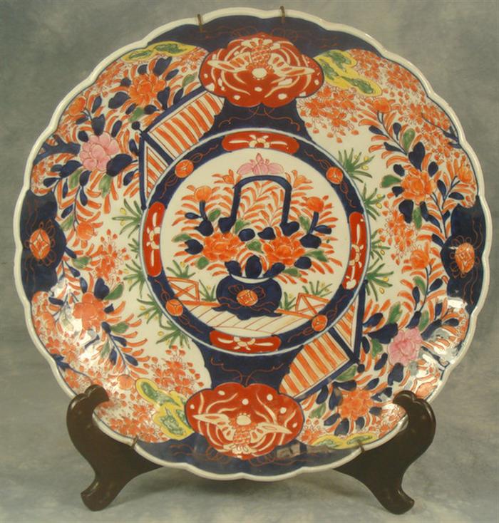 Appraisal: Imari porcelain charger d Estimate -