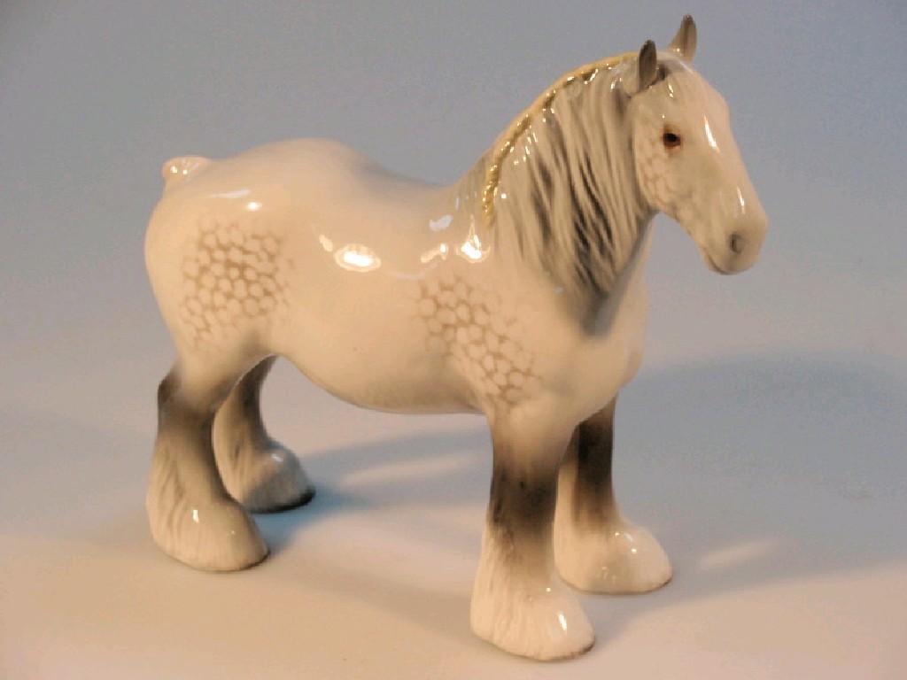 Appraisal: A Beswick shire mare designed by Arthur Gredington grey gloss