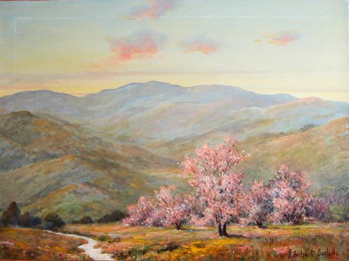 Appraisal: Artist Sartelle Herbert American Californian - Title Blossom Time California