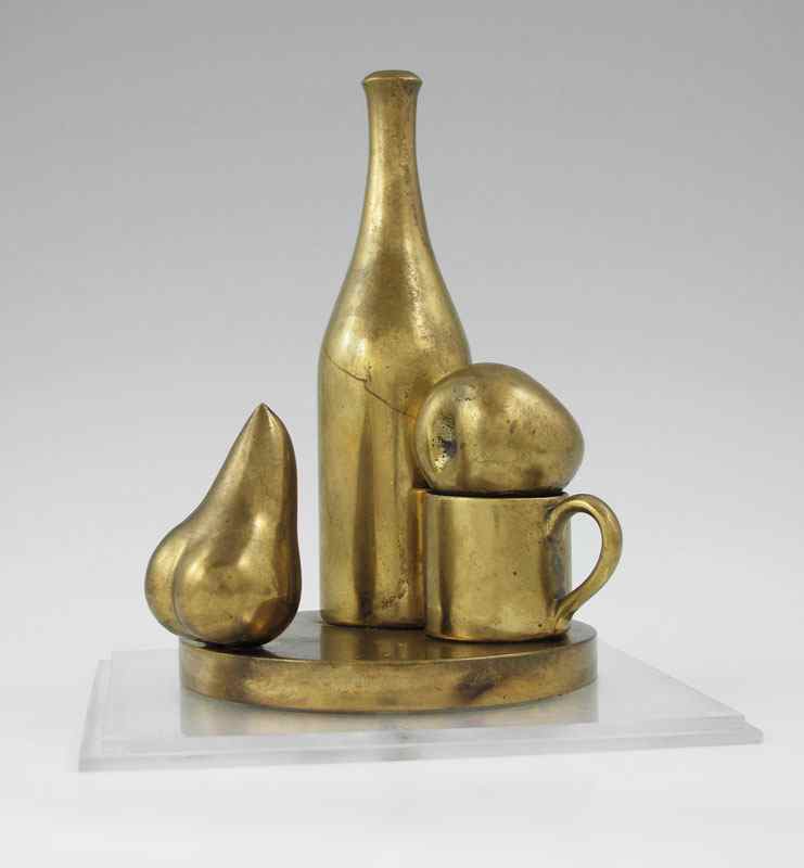 Appraisal: SUTTMAN Paul American - ''Buon Natale'' Bronze Still Life of