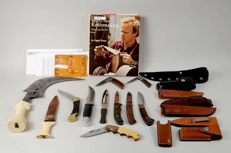 Appraisal: Group Collectible Knives Related Items Group of collectible knives and