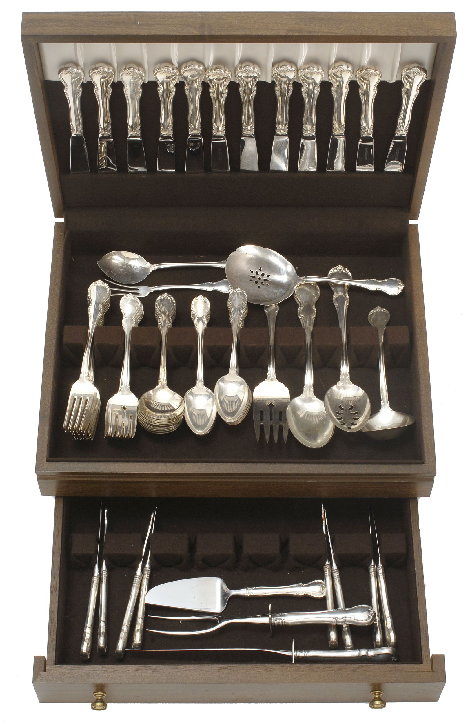 Appraisal: CASED STERLING SILVER PARTIAL FLATWARE SET BY TOWLE MFG CO