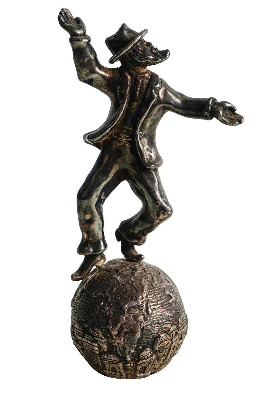 Appraisal: RAPHAEL ABECASSIS B STERLING FIGURAL GROUPsigned to base Abecassis and