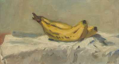 Appraisal: Frederick Hale McDuff American b Bananas Oil on canvas mounted