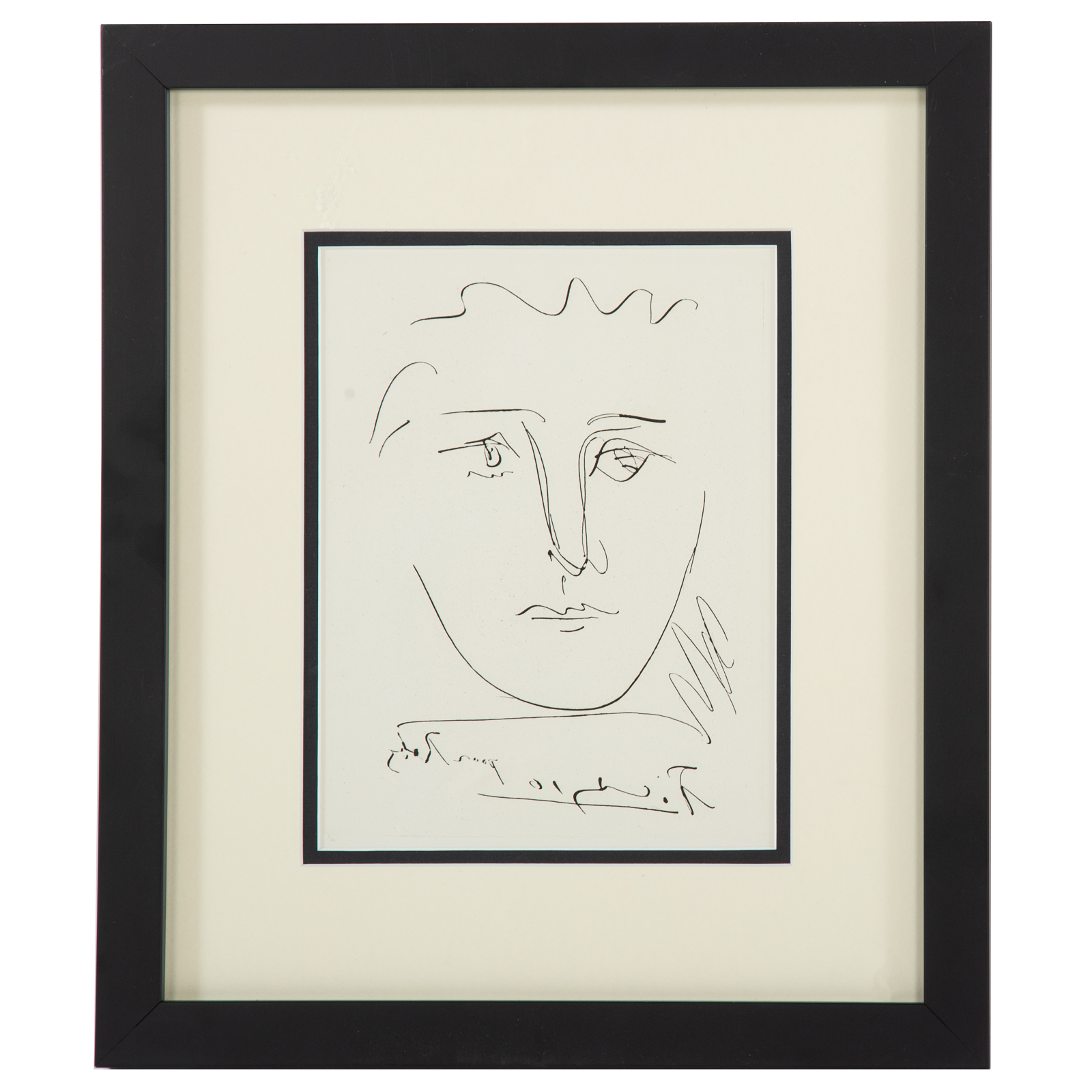 Appraisal: PABLO PICASSO POUR ROBY ETCHING Spanish - Etching signed P