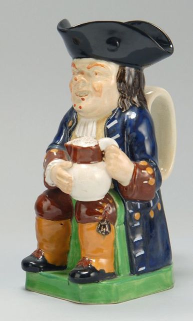 Appraisal: ANTIQUE ENGLISH TOBY JUG th CenturyHeight