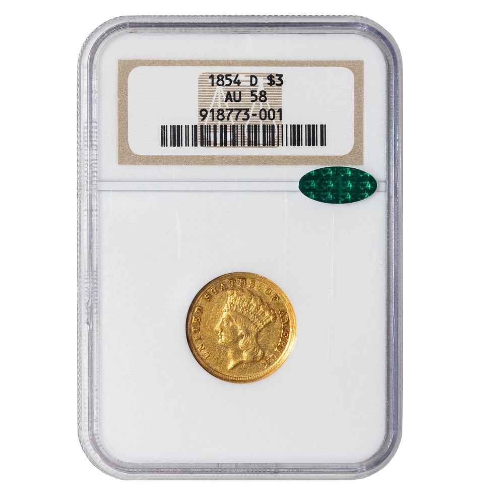 Appraisal: -D Gold NGC AU CAC -D Gold NGC AU CAC