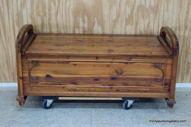 Appraisal: Vintage c Lane Cedar Chest - BenchClearly marked and identified