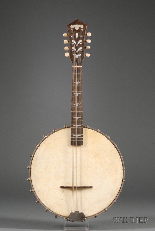 Appraisal: American Mandolin Banjo William L Lange Company New York c