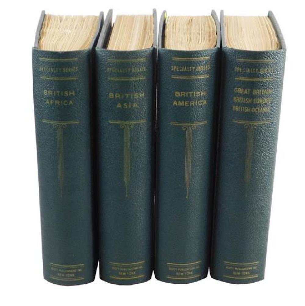 Appraisal: STAMPS A complete Four Volume Scott Specialty Albums of British