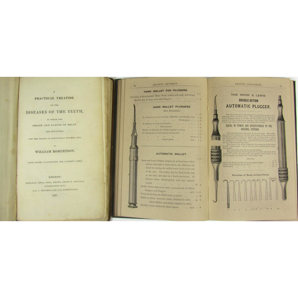 Appraisal: Dentistry - A collection of volumes including Robertson William A