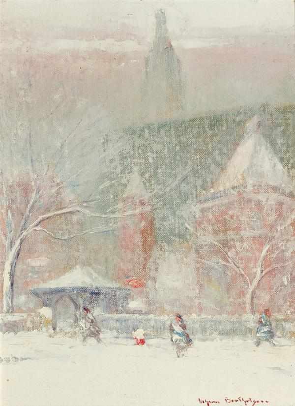 Appraisal: JOHANN BERTHELSEN American - The Little Church Around the Corner