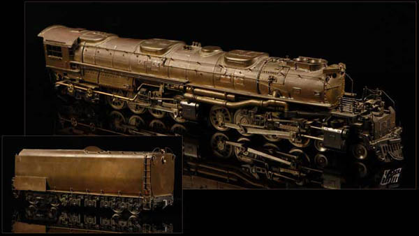 Appraisal: KTM brass O scale U P - - - Big