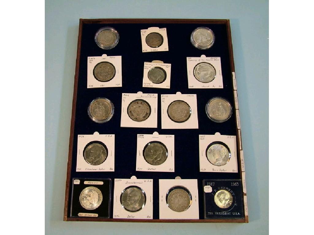 Appraisal: United Stated Morgan dollar peace dollar Kennedy half dollar British