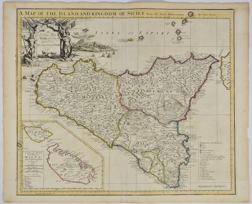 Appraisal: Grp Maps of Italy Group of nine maps of Italy