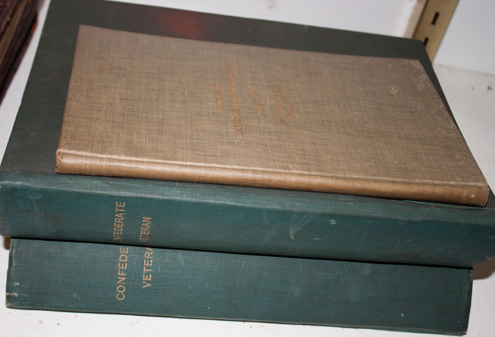 Appraisal: Civil War Two items of Confederate interest Two bound volumes